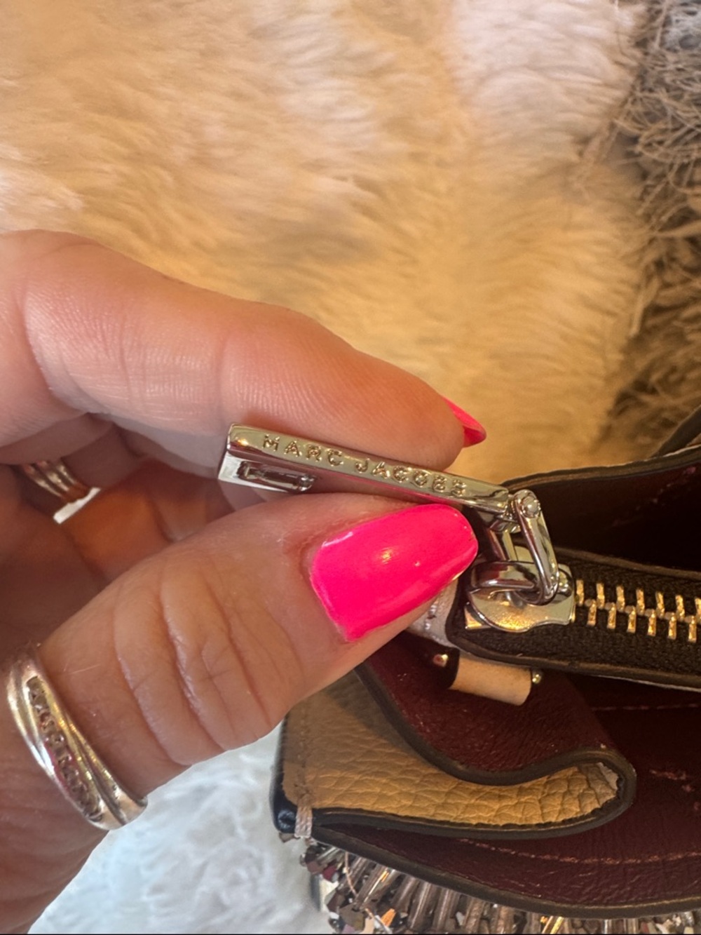 Marc Jacobs beads, and pom-pom Crossbody - Picture 9 of 11
